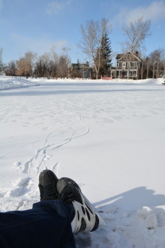 Nothing better than embracing the cold and getting outside onto the ice!!